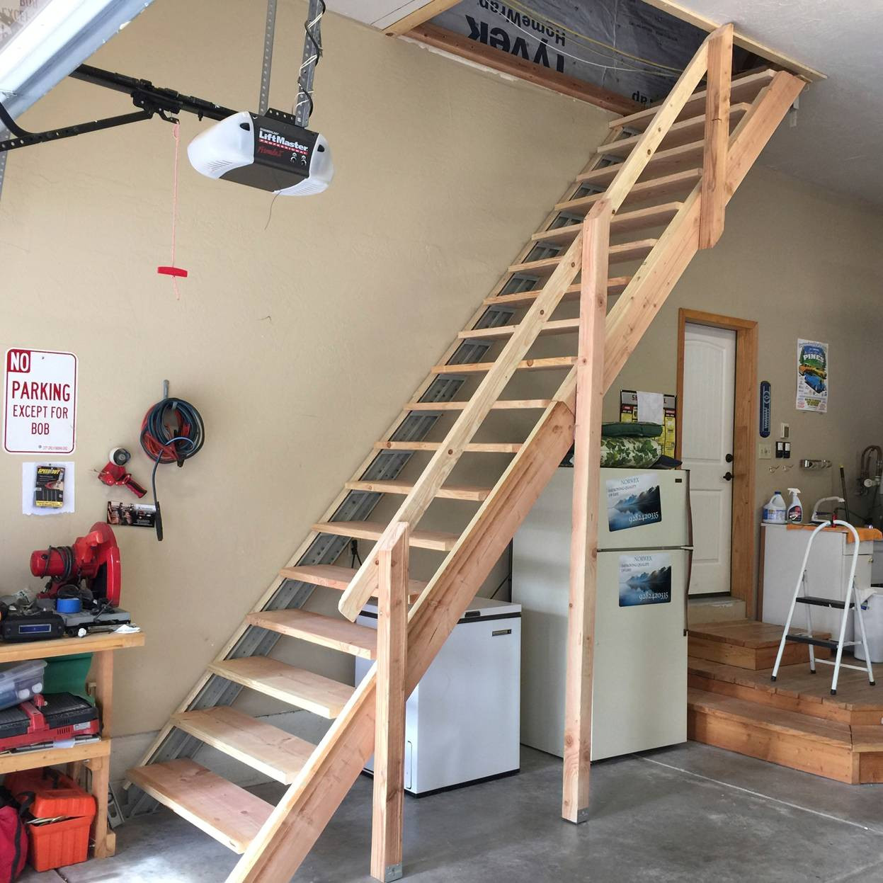 Best ideas about Attic Pull Down Stairs
. Save or Pin Heavy Duty Garage Attic Stairs • Attic Ideas Now.