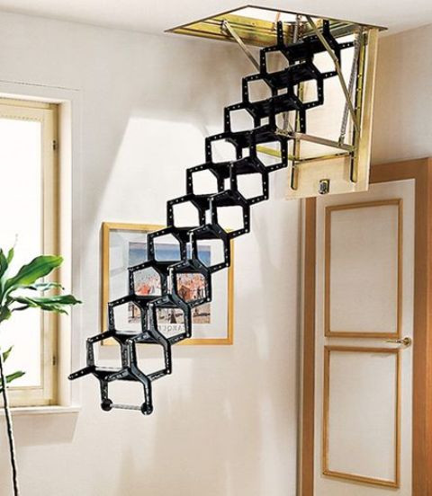 Best ideas about Attic Pull Down Stairs
. Save or Pin 26 Creative And Space Efficient Attic Ladders Shelterness Now.