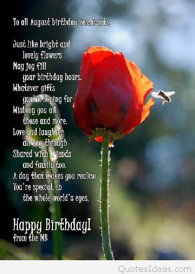 Best ideas about August Birthday Quotes
. Save or Pin Happy August quotes sayings Happy Birthday august Now.