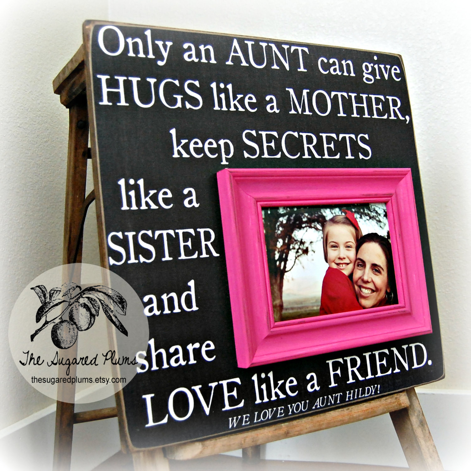 Best ideas about Auntie Birthday Gifts
. Save or Pin Aunt Gift Personalized Picture Frame 16x16 ONLY AN AUNT First Now.