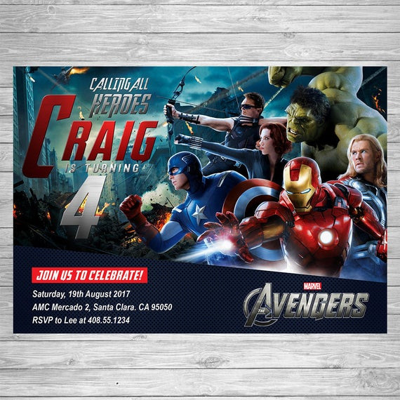 Best ideas about Avengers Birthday Invitations
. Save or Pin Avengers Birthday Invitation Avengers Party Invite Avengers Now.