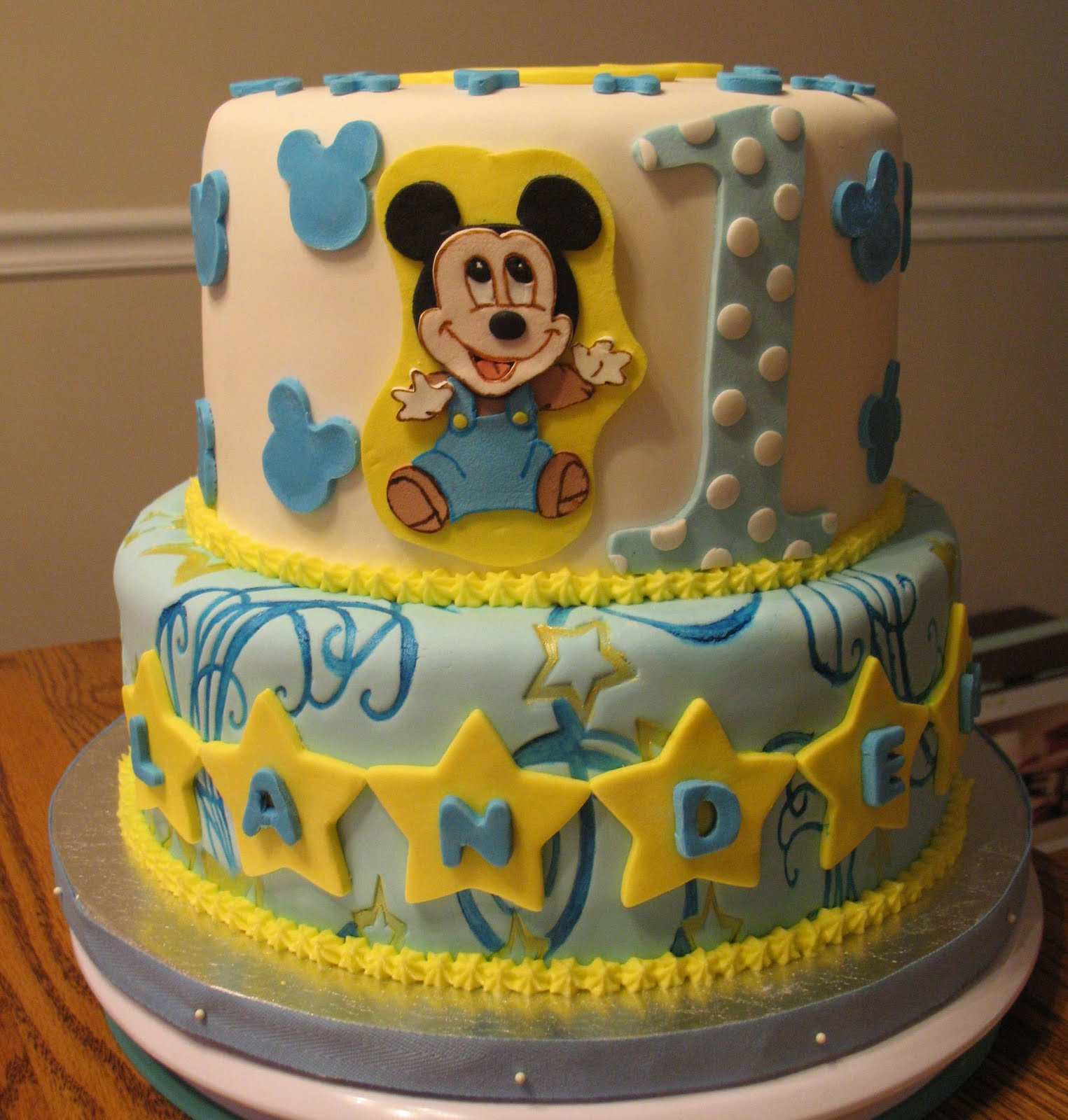 Best ideas about Baby Birthday Cake
. Save or Pin Baby Mickey Decorations Now.