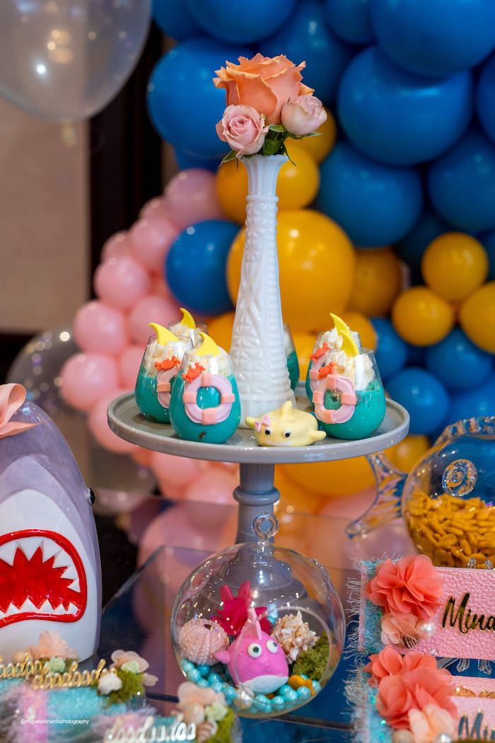 Best ideas about Baby Birthday Decorations
. Save or Pin Kara s Party Ideas Baby Shark Birthday Party Now.