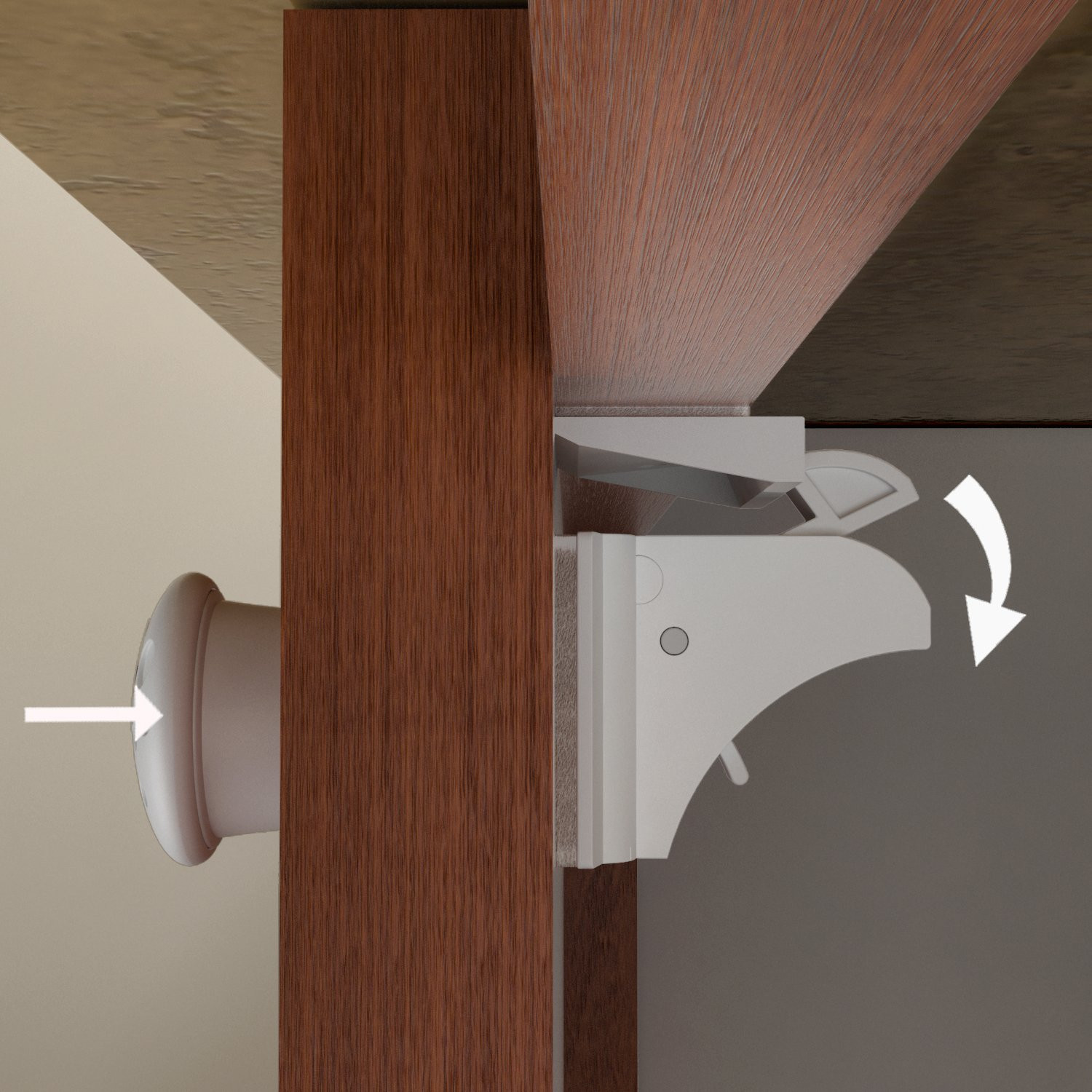 Best ideas about Baby Cabinet Locks
. Save or Pin Childproofing Cupboard Doors & Safety 1st Magnetic Locking Now.