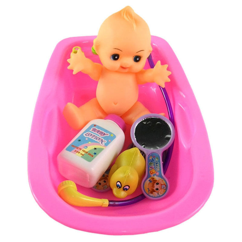 Best ideas about Baby Doll Bathroom
. Save or Pin Baby Doll in Bath Tub with Duck and Shower Accessories Set Now.