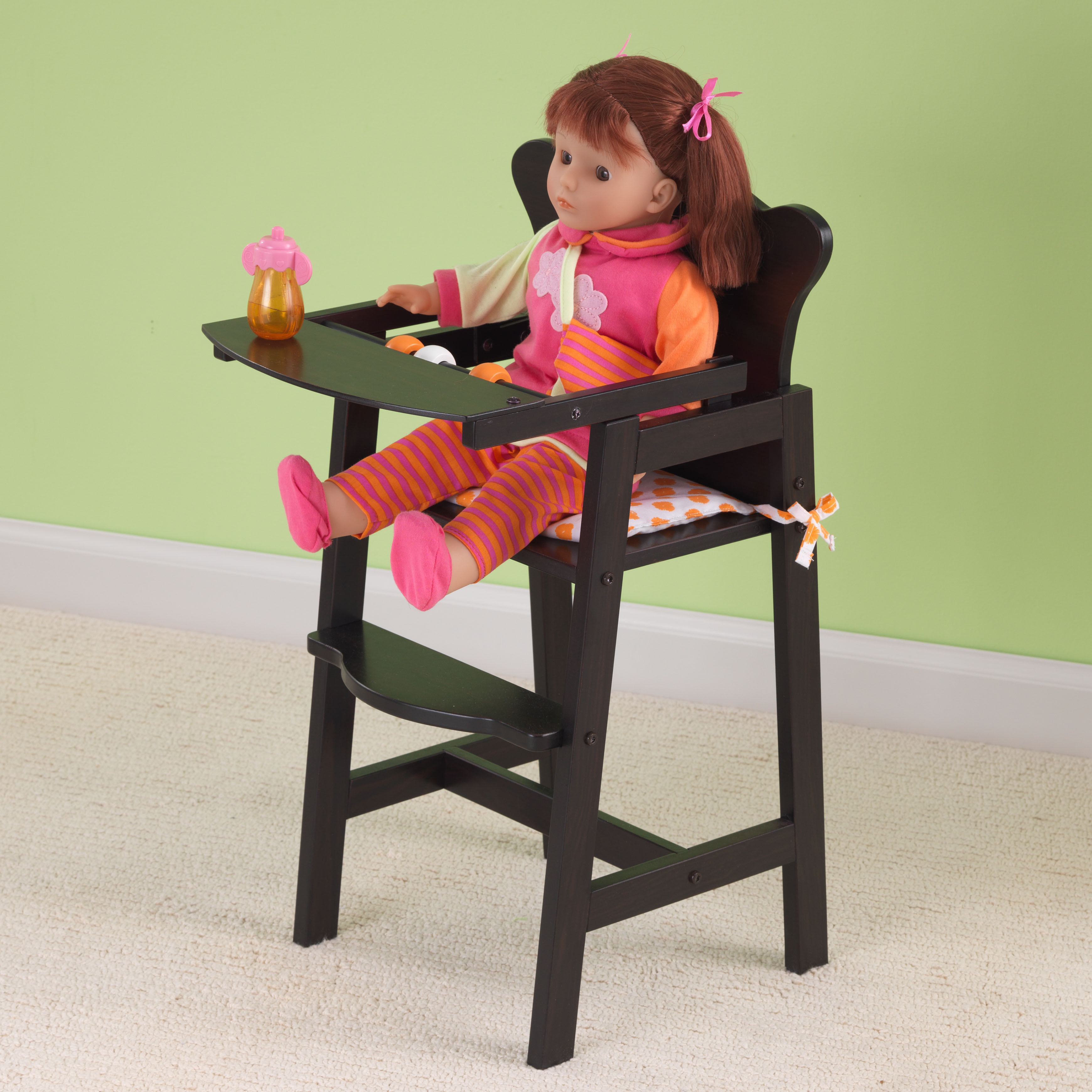 Best ideas about Baby Doll High Chair
. Save or Pin KidKraft Lil Doll Wooden Baby High Chair w Seat Pad Now.