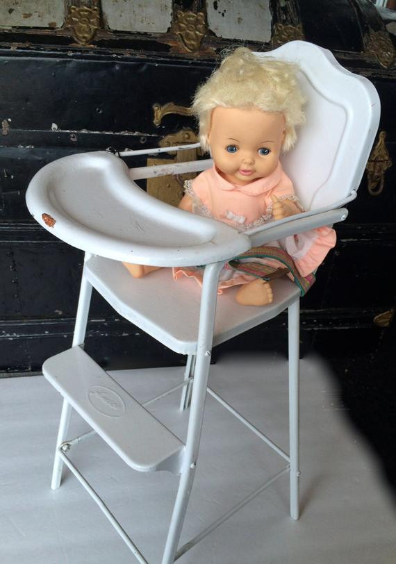 Best ideas about Baby Doll High Chair
. Save or Pin Baby Doll High Chair Vintage Toy Doll Furniture Doll Highchair Now.