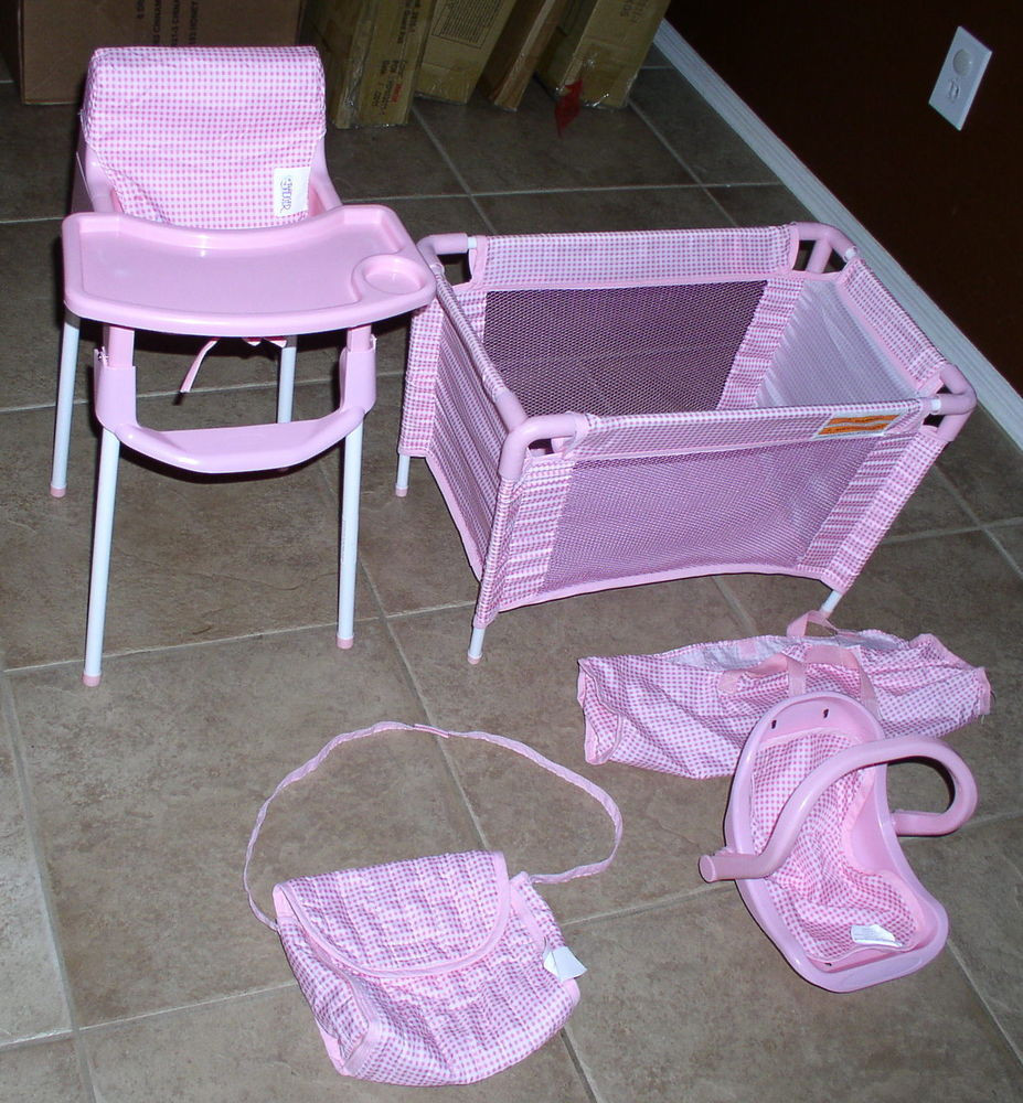 Best ideas about Baby Dolls Furniture Sets
. Save or Pin Badger Basket Baby Doll Furniture Set High Chair Now.