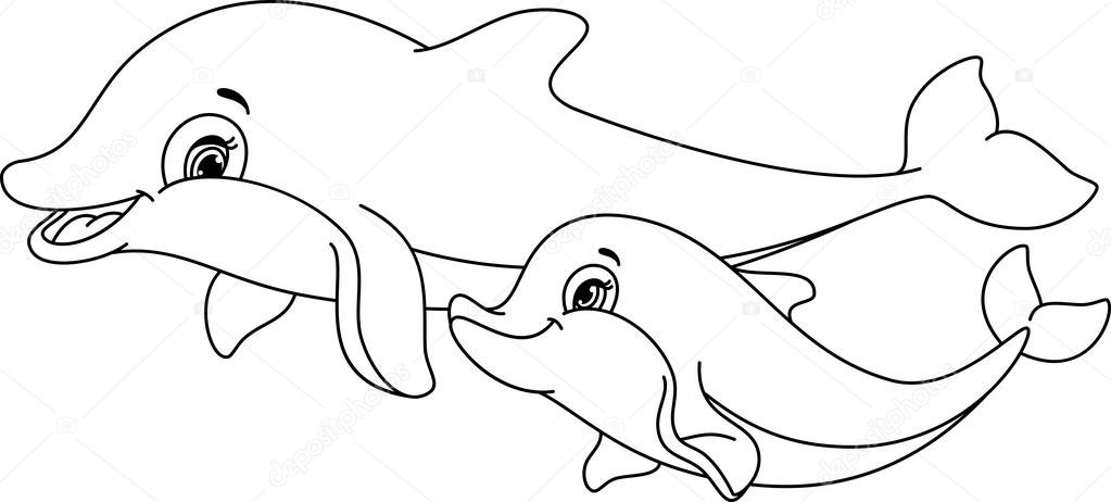 Best ideas about Baby Dolphin Coloring Pages For Kids
. Save or Pin Imágenes dos delfines para colorear Now.