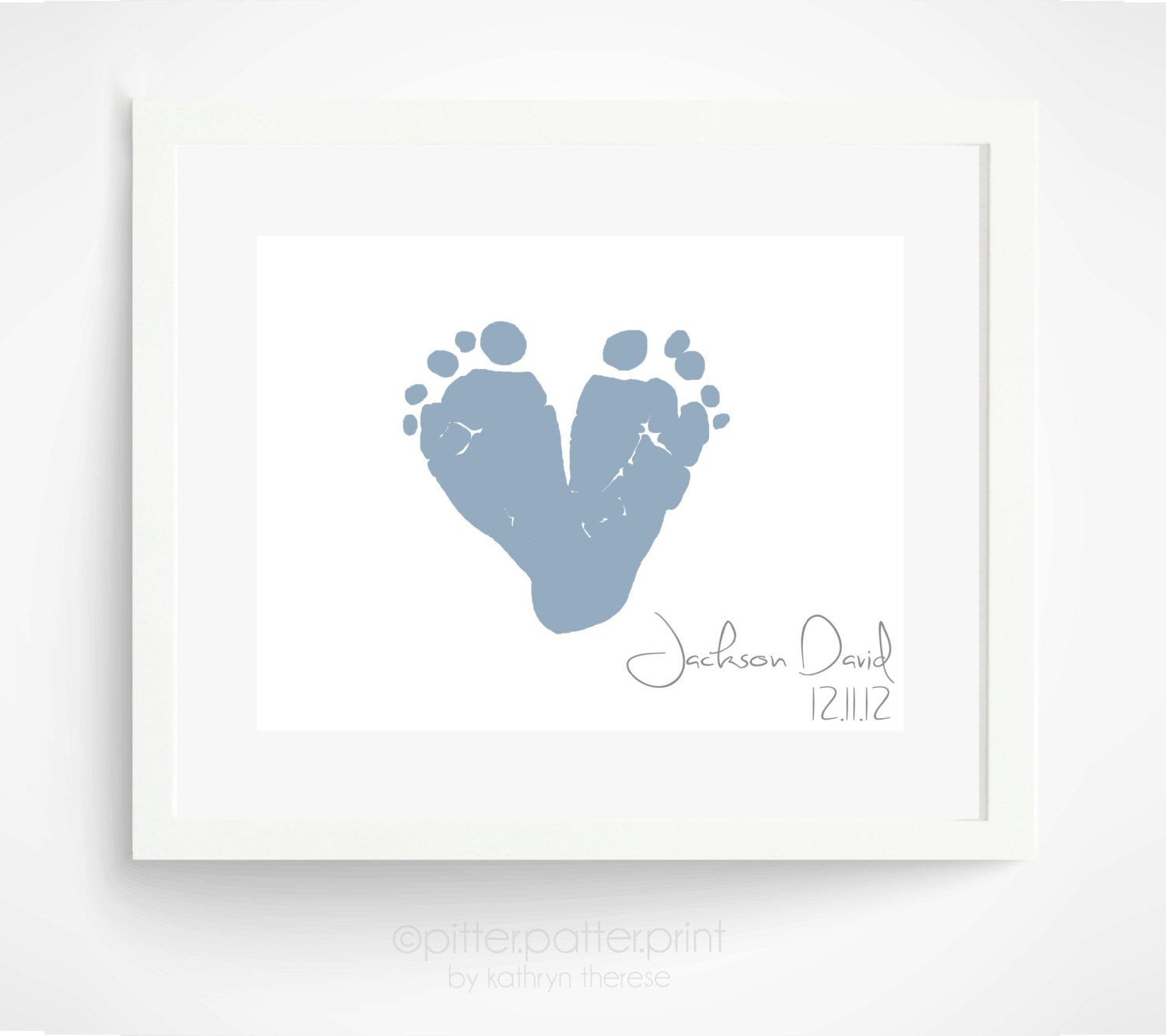 Best ideas about Baby Footprint Gift Ideas
. Save or Pin Baby Footprint Art Personalized Heart Baby s by Now.