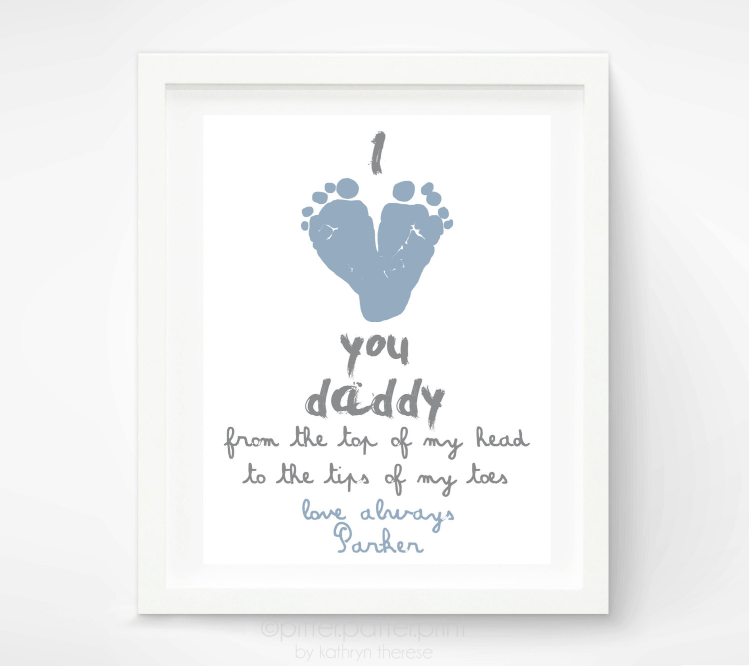 Best ideas about Baby Footprint Gift Ideas
. Save or Pin Personalized Father s Day Gift for New Dad Now.