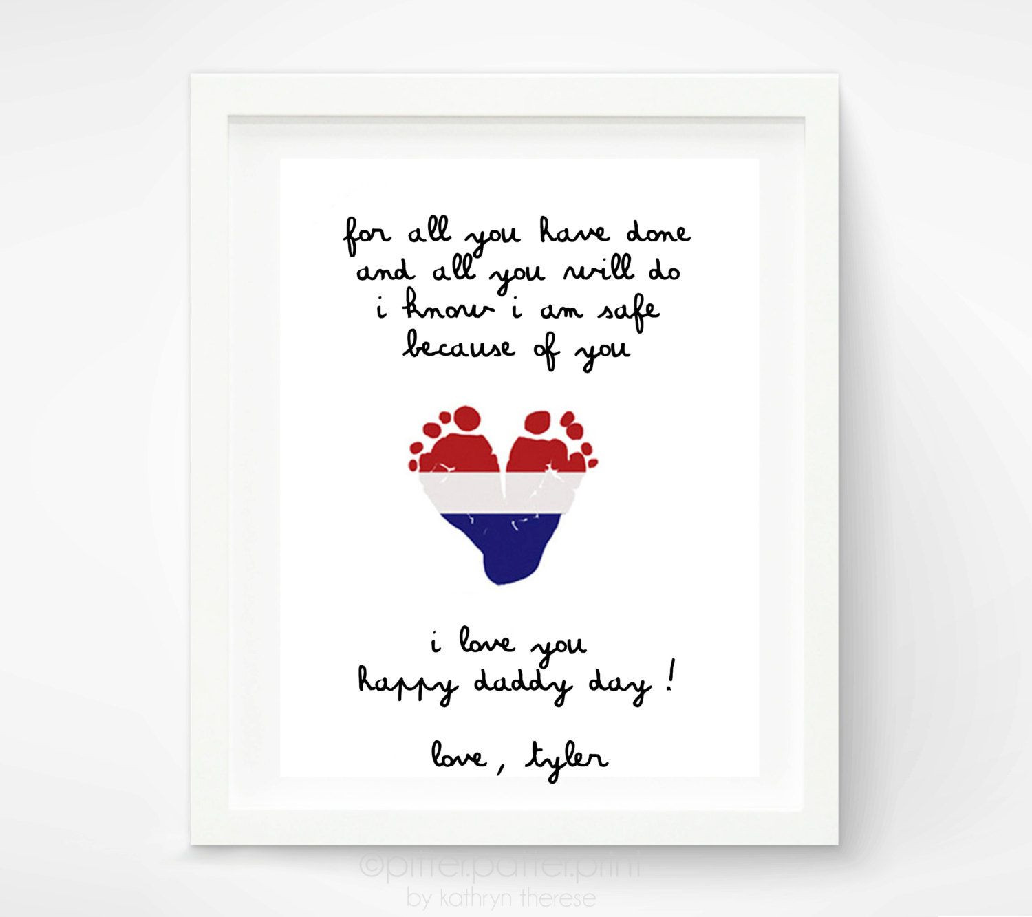 Best ideas about Baby Footprint Gift Ideas
. Save or Pin Father s Day Gift for New Dad Baby Footprint by Now.