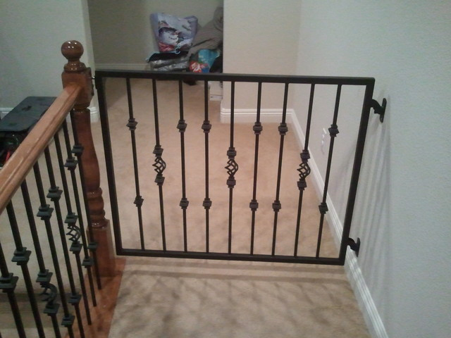 Best ideas about Baby Gate For Stairs With Railing
. Save or Pin Baby Gates Traditional Staircase Las Vegas by JD Now.