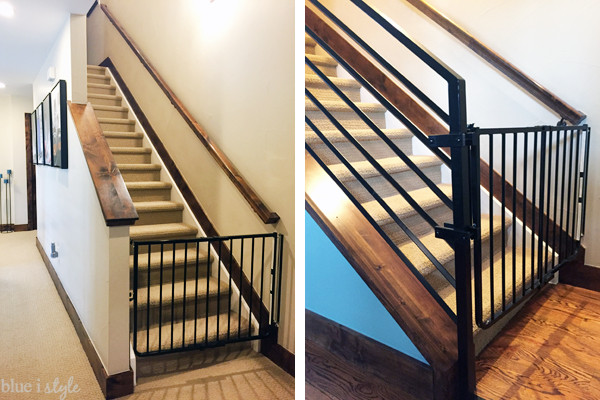 Best ideas about Baby Gate For Stairs With Railing
. Save or Pin diy with style How to Child Proof Horizontal Railings Now.