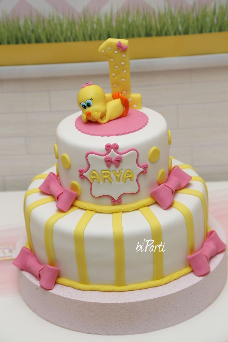 Best ideas about Baby Girl First Birthday Cake
. Save or Pin Best 25 Tweety cake ideas on Pinterest Now.
