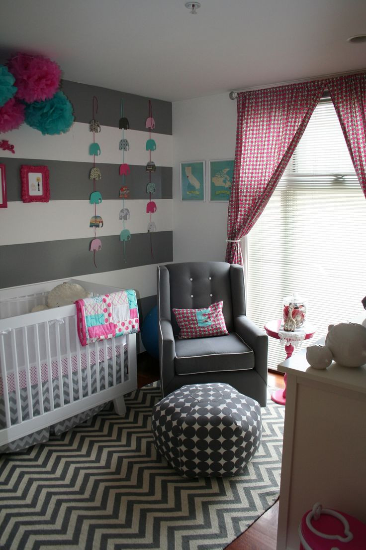 Best ideas about Baby Girl Room Colors
. Save or Pin Hot Pink and Turquoise Nursery for Emma Gwendolyn Now.