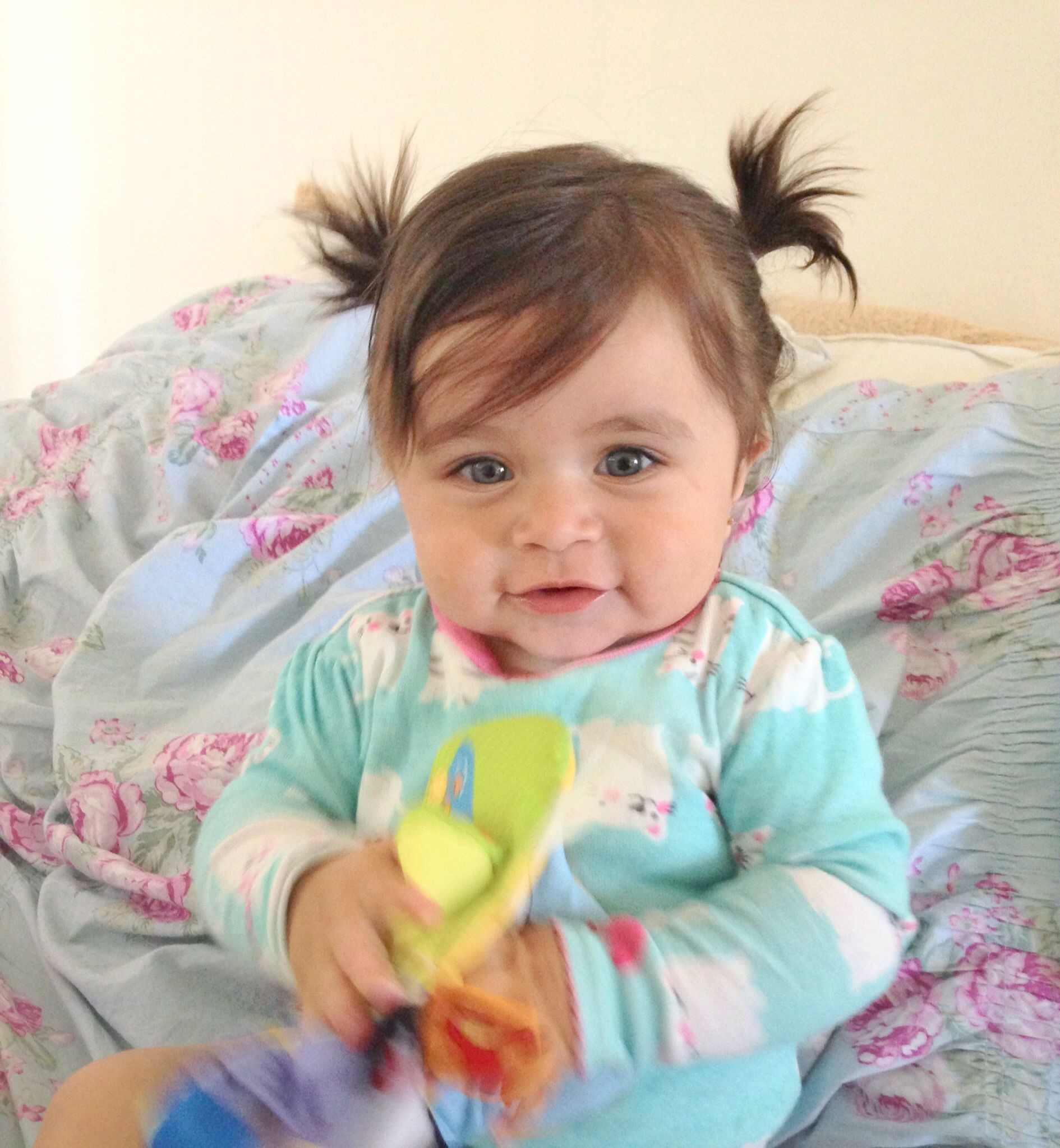 Best ideas about Baby Hairstyles Girls
. Save or Pin Baby girl hair dos ponytails cute Baby stuff D Now.