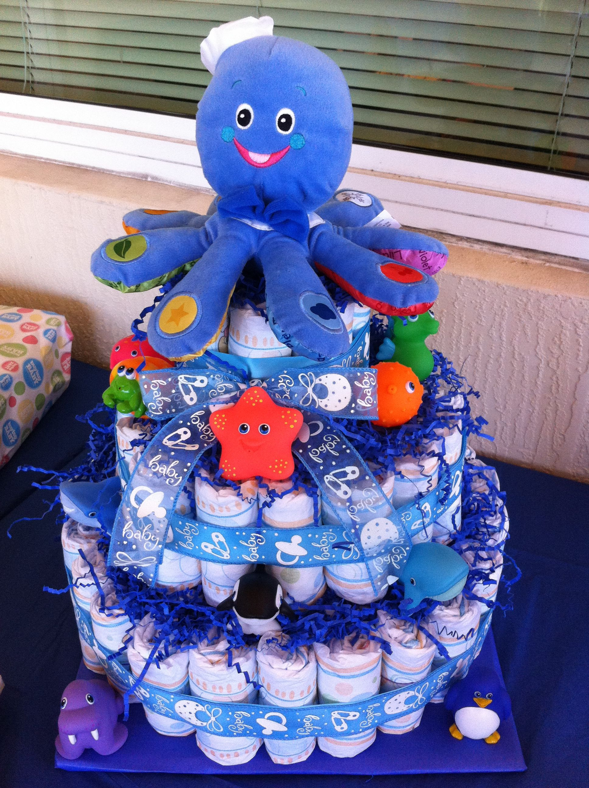 Best ideas about Baby Shower Craft Ideas
. Save or Pin Diaper cake for boy baby shower Craft Ideas Now.