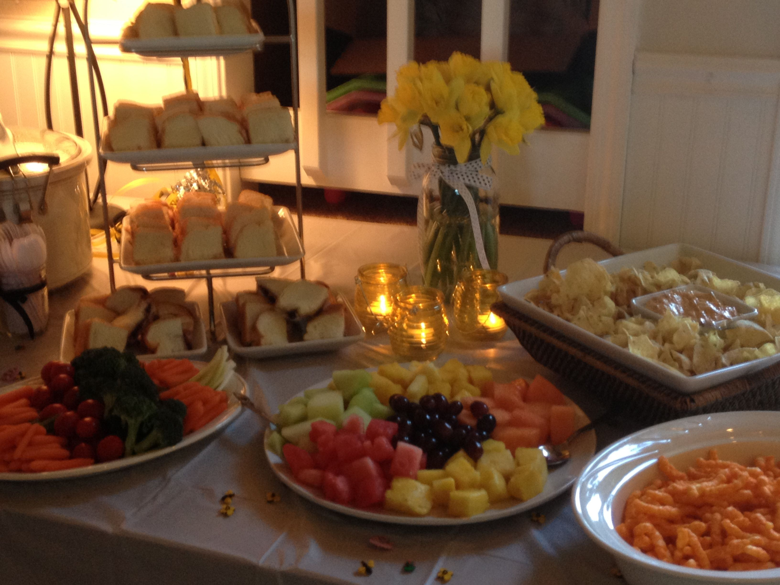 Best ideas about Baby Shower Food Table
. Save or Pin Bumblebee baby shower food table Baby Now.