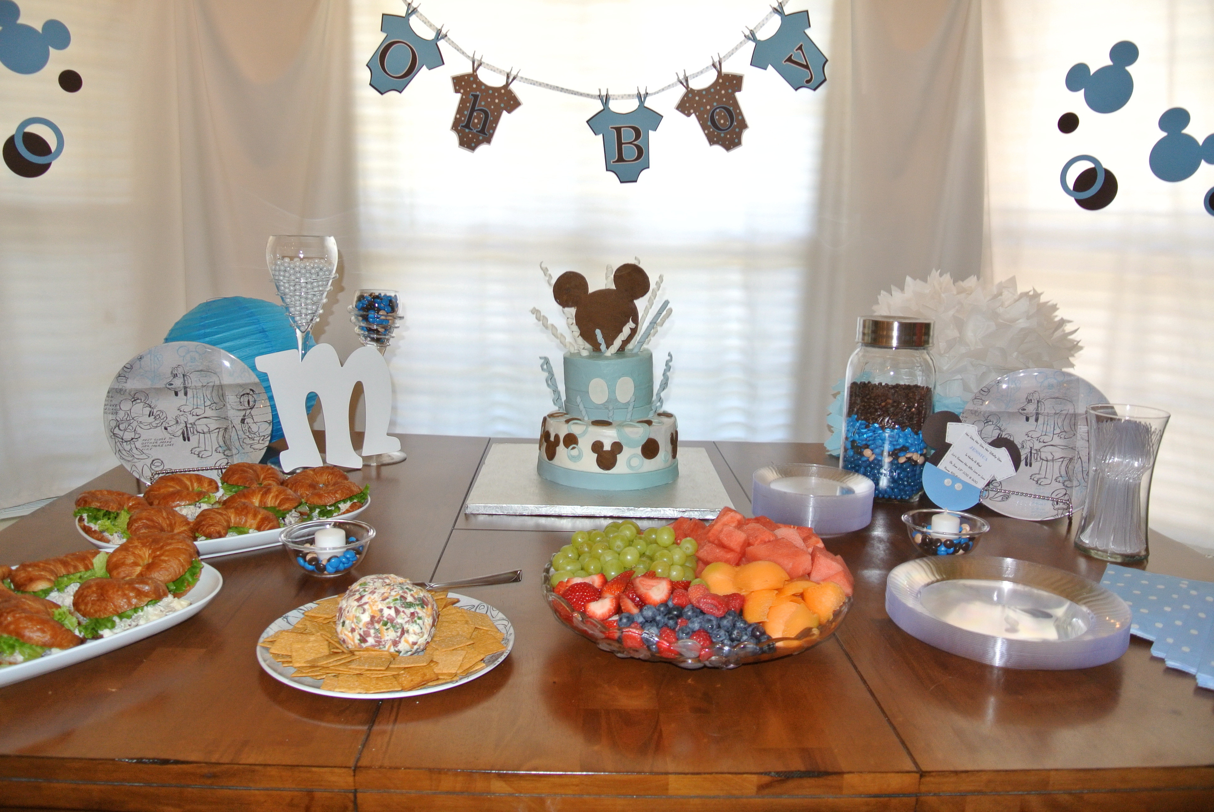 Best ideas about Baby Shower Food Table
. Save or Pin Mickey Mouse Inspired Baby Shower Easy Peasy Pleasy Now.