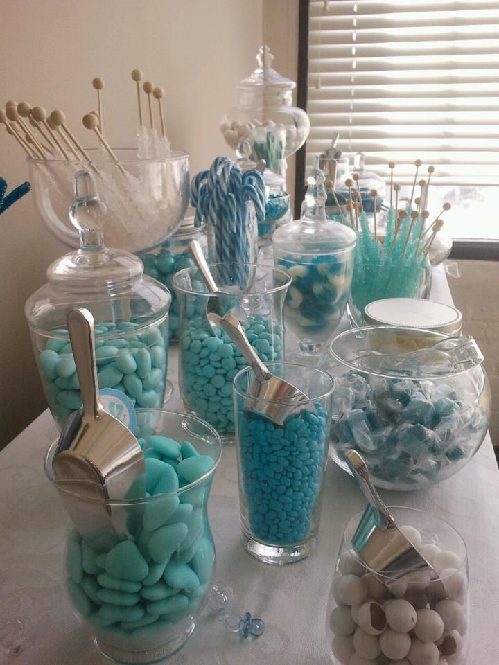 Best ideas about Baby Shower Gift Bags For Guests Ideas
. Save or Pin 25 best ideas about Blue candy buffet on Pinterest Now.