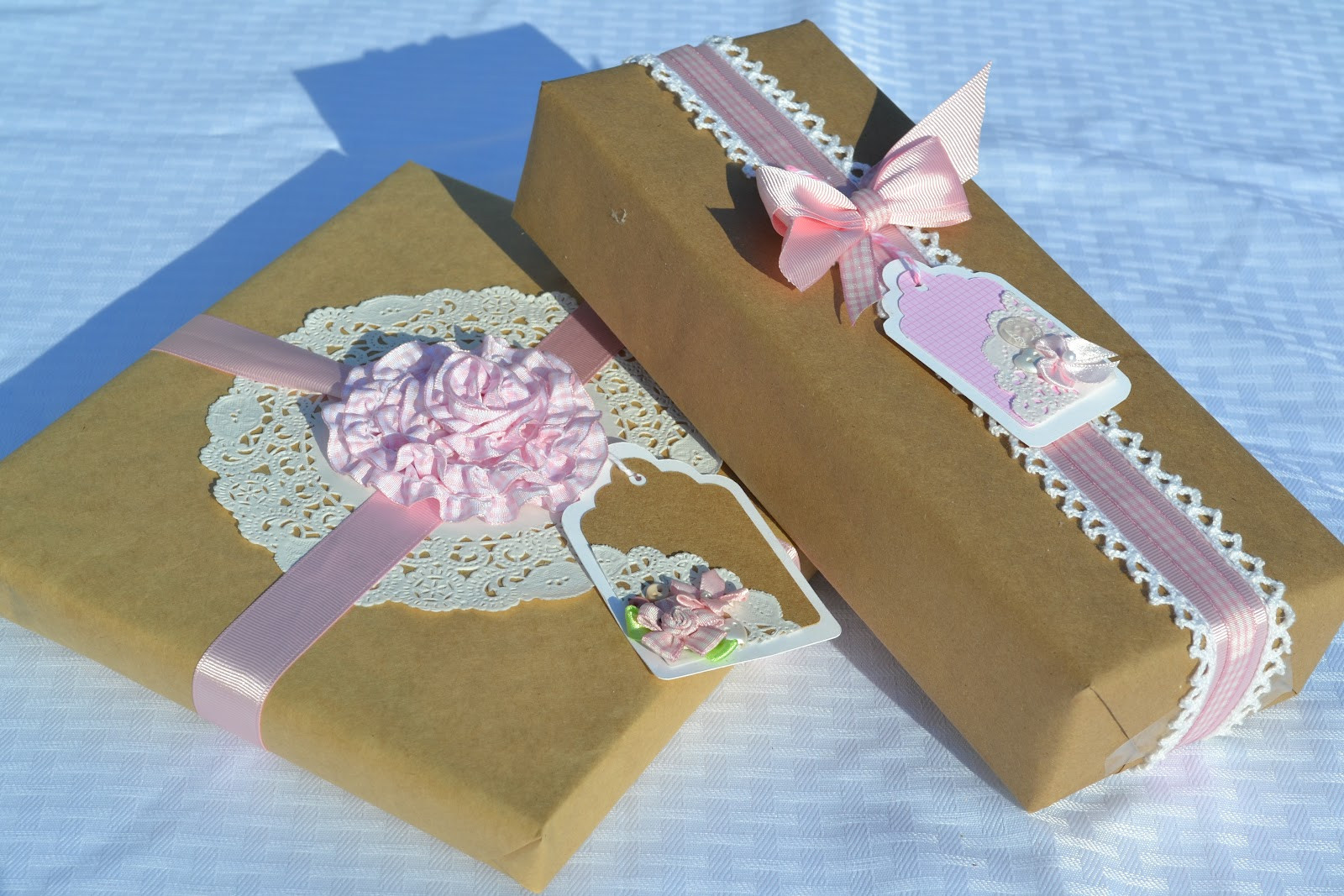 Best ideas about Baby Shower Gift Wrapping Ideas
. Save or Pin Corner of Plaid and Paisley Baby Shower Gift Wrap Now.