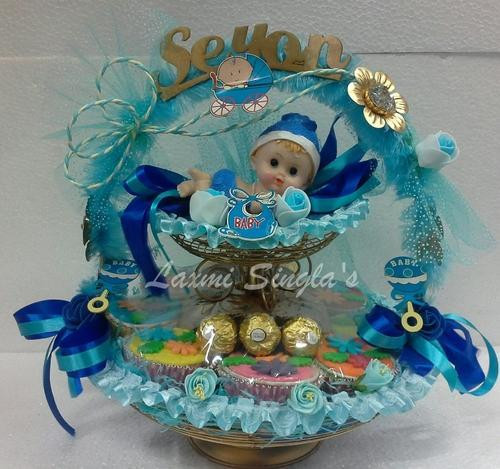 Best ideas about Baby Shower Return Gift Ideas
. Save or Pin Baby Shower Return Gift Basket Boy गोद भराई की सजावट का Now.