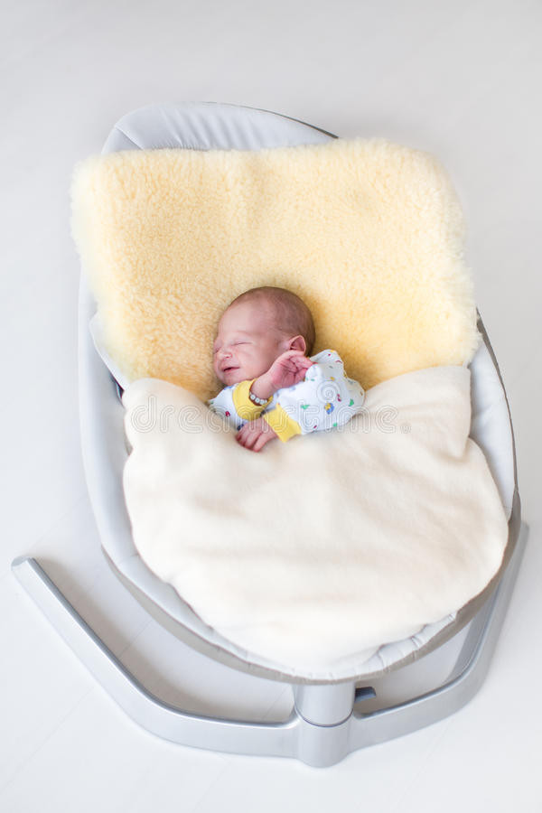 Best ideas about Baby Sleeping In Swing
. Save or Pin Sweet Newborn Baby Boy In Swing A Sheepskin Stock Image Now.
