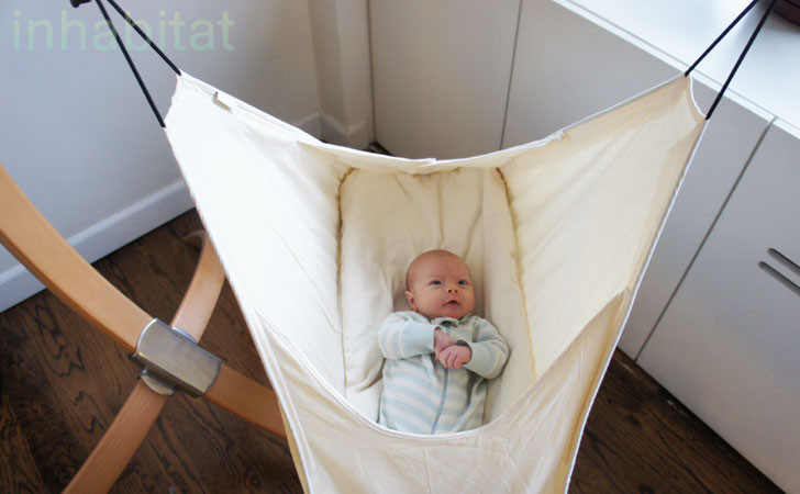 Best ideas about Baby Sleeping In Swing
. Save or Pin Inhabitots Reviews The Hushamok Rocking Hammock Baby Now.
