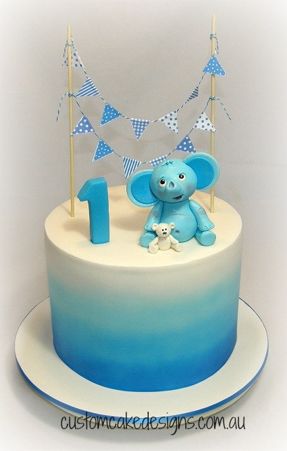Best ideas about Baby's First Birthday Cake
. Save or Pin Elephant 1St Birthday Cake CakeCentral Now.