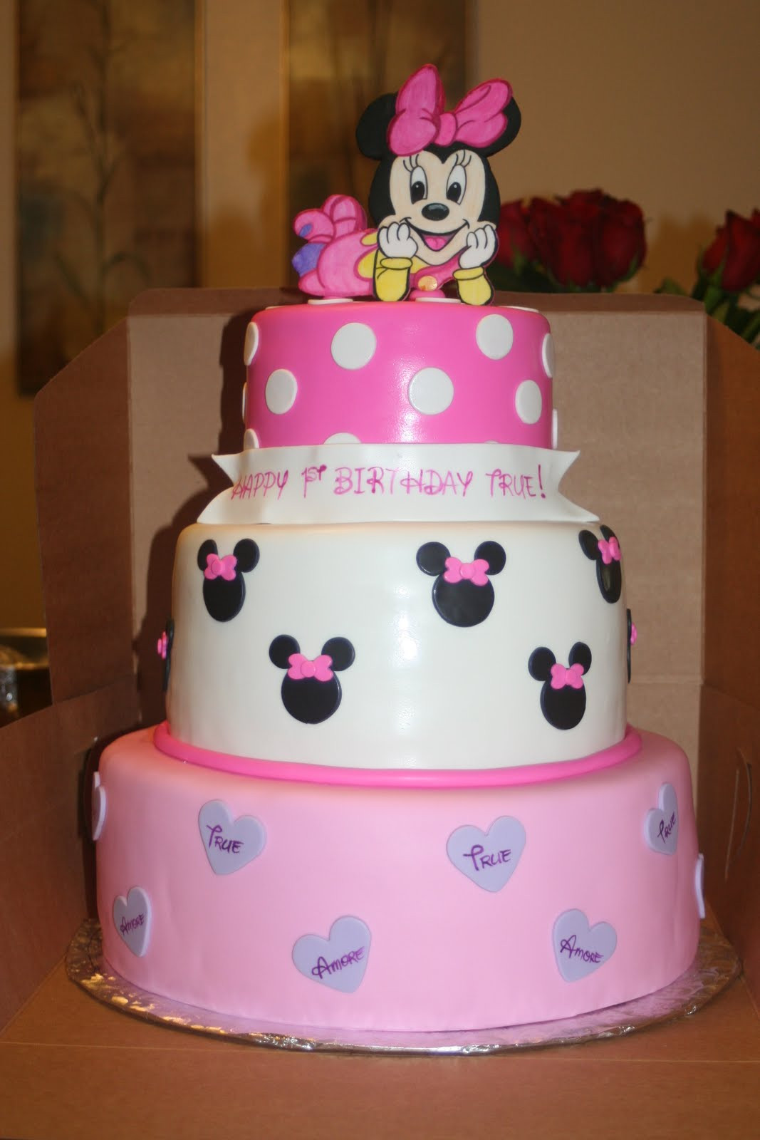 Best ideas about Babys 1st Birthday Cake
. Save or Pin Tara s Piece of Cake Baby Minnie 1st Birthday Now.