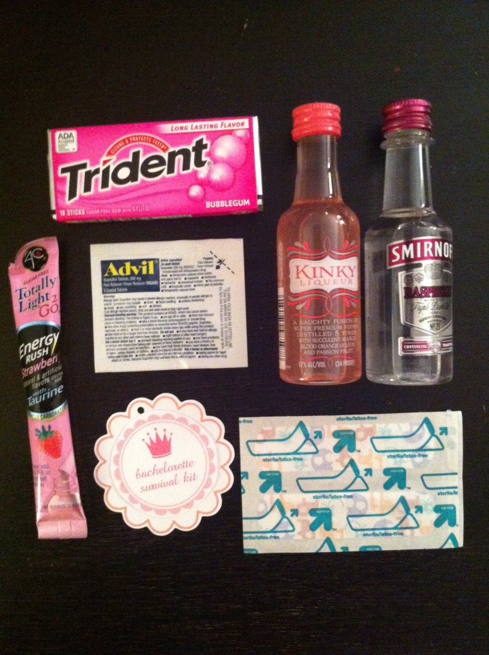 Best ideas about Bachelorette Gift Bag Ideas
. Save or Pin Just Lovely Bachelorette Survival Kits Now.