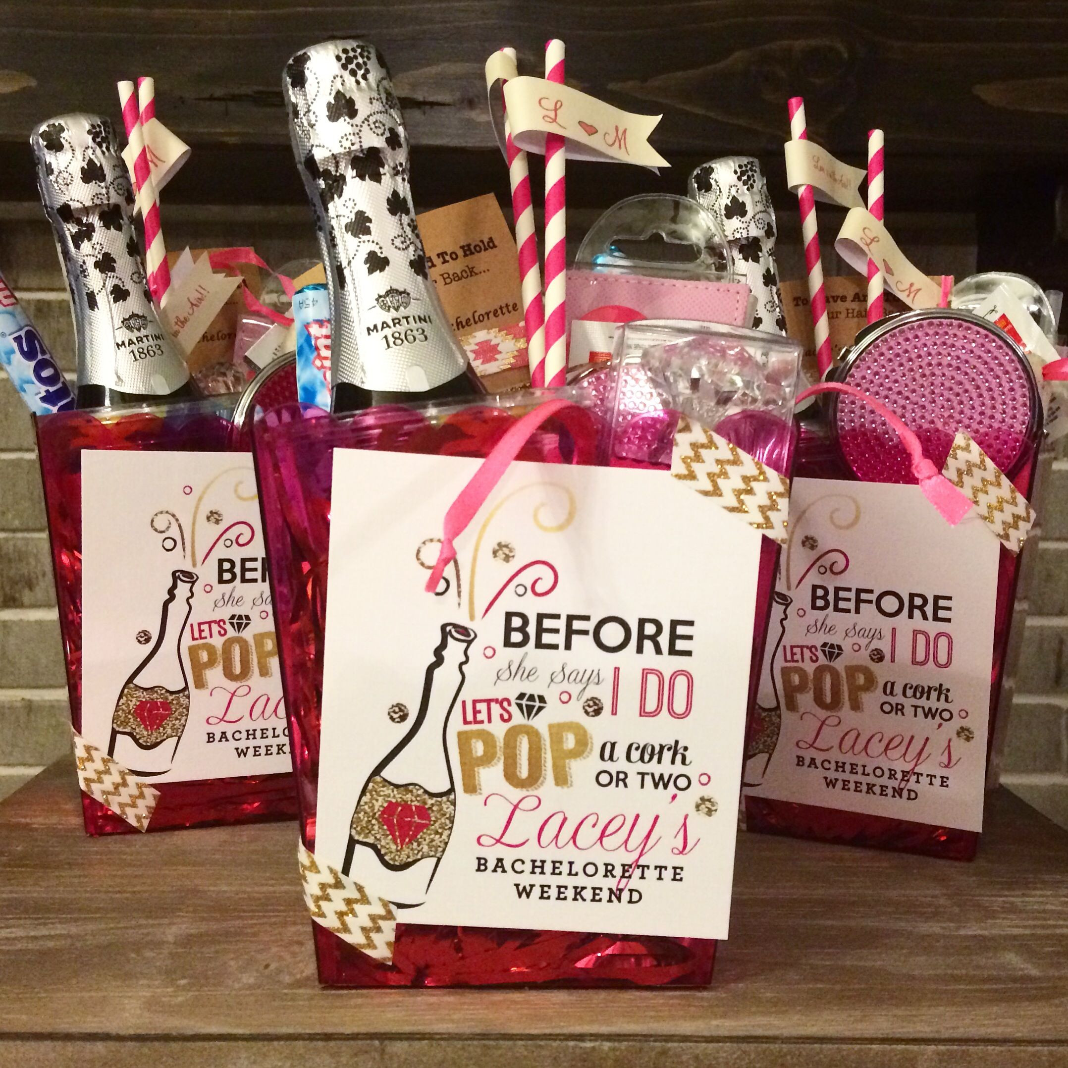 Best ideas about Bachelorette Gift Bags Ideas
. Save or Pin Before she says I do let s pop a cork or two Custom Now.