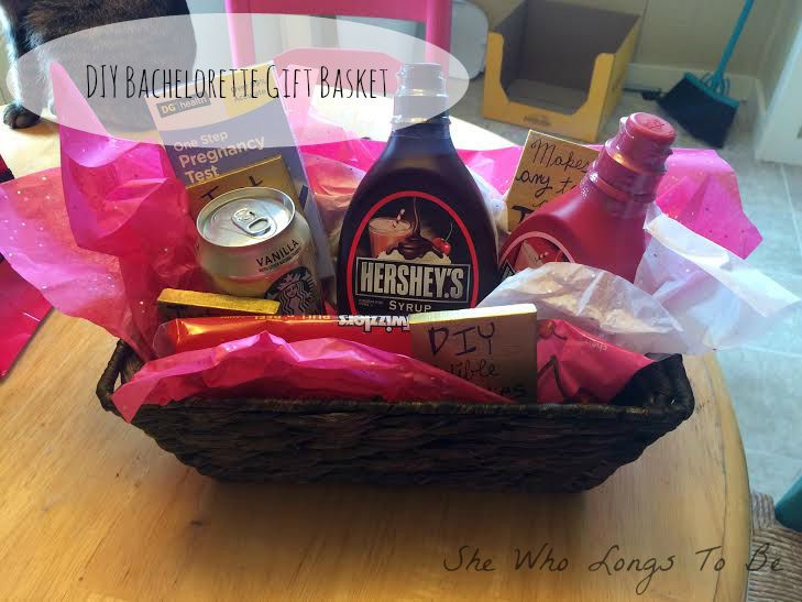 Best ideas about Bachelorette Gift Ideas
. Save or Pin She Who Longs To Be DIY Bachelorette Gift Basket Gift Now.