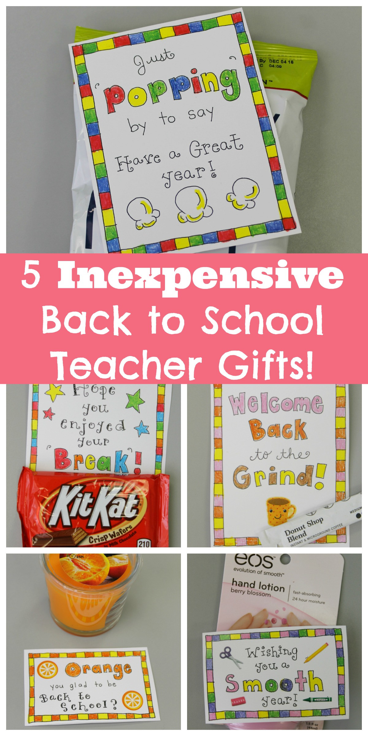 Best ideas about Back To School Gift Ideas For Students
. Save or Pin 5 Inexpensive Back to School Gifts for Teachers FREE Now.