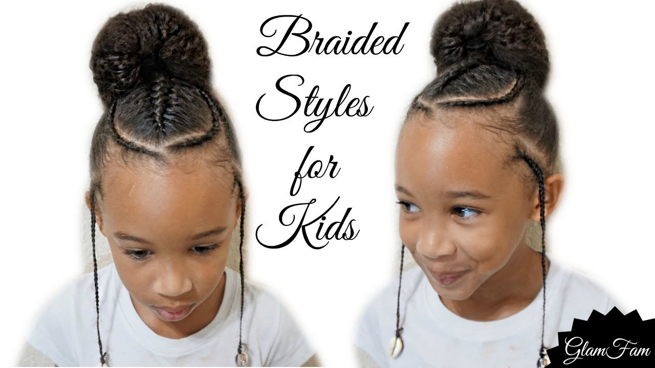Best ideas about Back To School Hairstyles For Kids
. Save or Pin Children s Braided Hairstyle With a Bun Now.