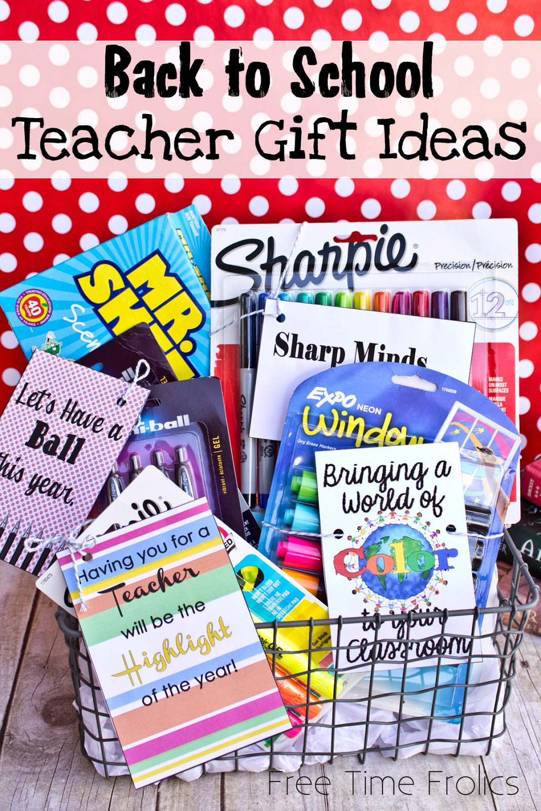 Best ideas about Back To School Teacher Gift Ideas
. Save or Pin Back To School Gift Ideas For Teachers Free Time Frolics Now.