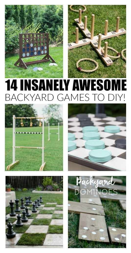 Best ideas about Backyard Games DIY
. Save or Pin 14 Insanely Awesome Backyard Games to DIY Right Now Now.
