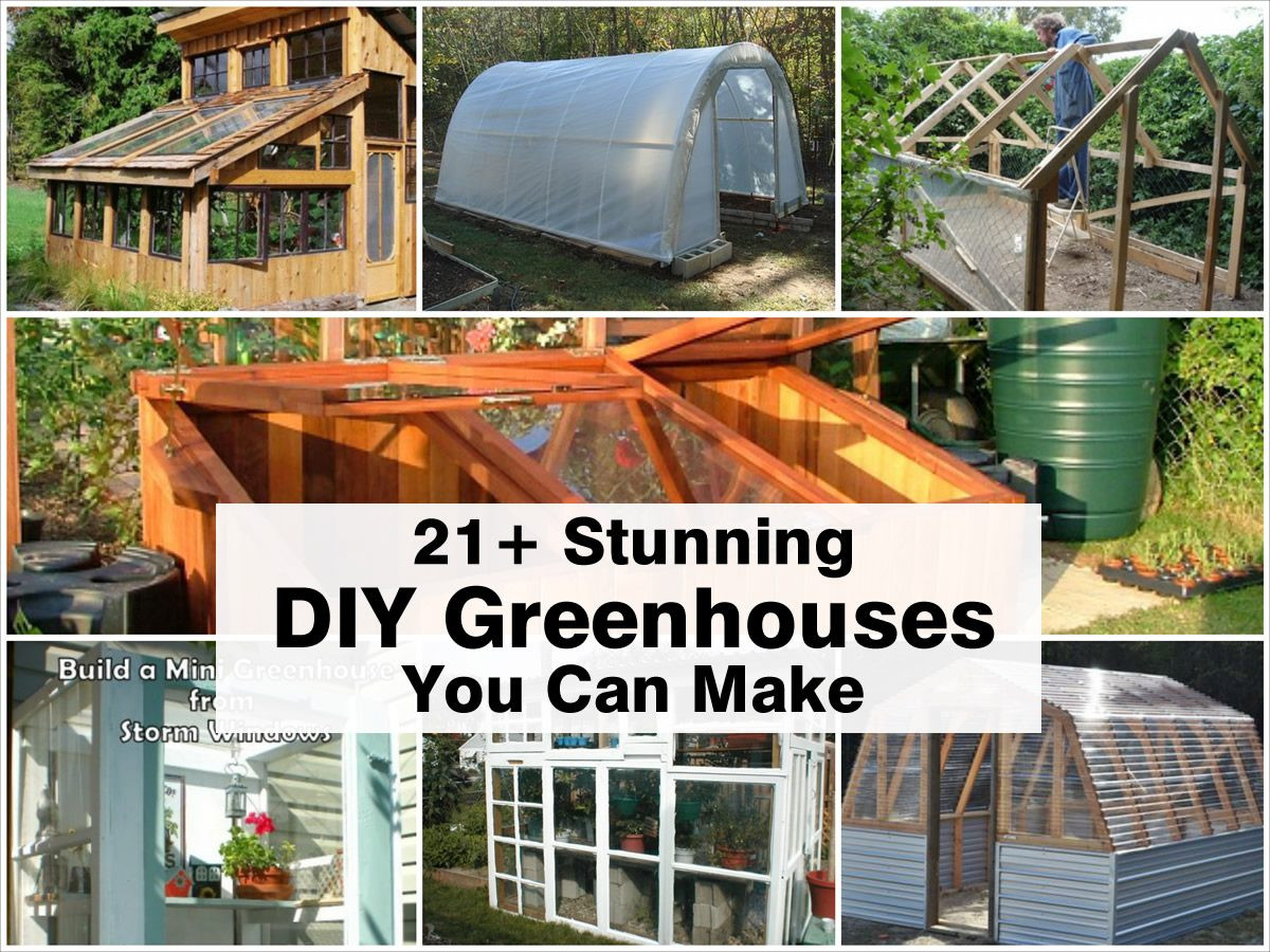 Best ideas about Backyard Greenhouse DIY
. Save or Pin 21 Stunning DIY Greenhouses You Can Make Now.
