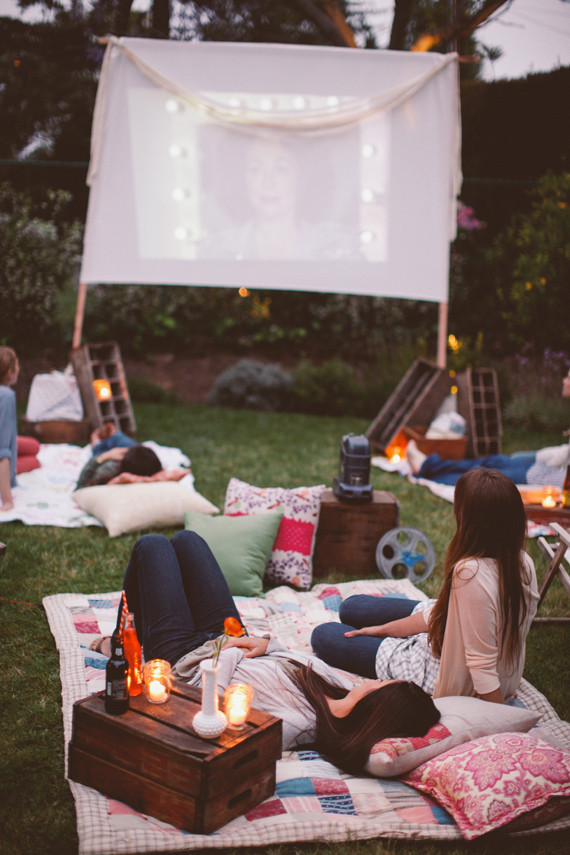 Best ideas about Backyard Movie Night
. Save or Pin Backyard movie night Now.