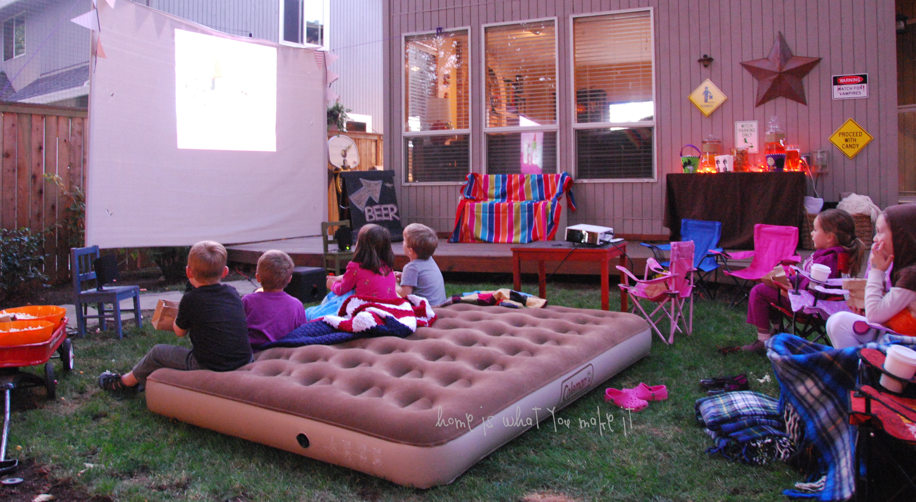 Best ideas about Backyard Movie Night
. Save or Pin outdoor movie – home is what you make it Now.