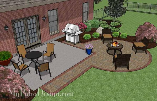 Best ideas about Backyard Patio Ideas DIY
. Save or Pin DIY Circle Patio Addition Design with Grill Pad Now.