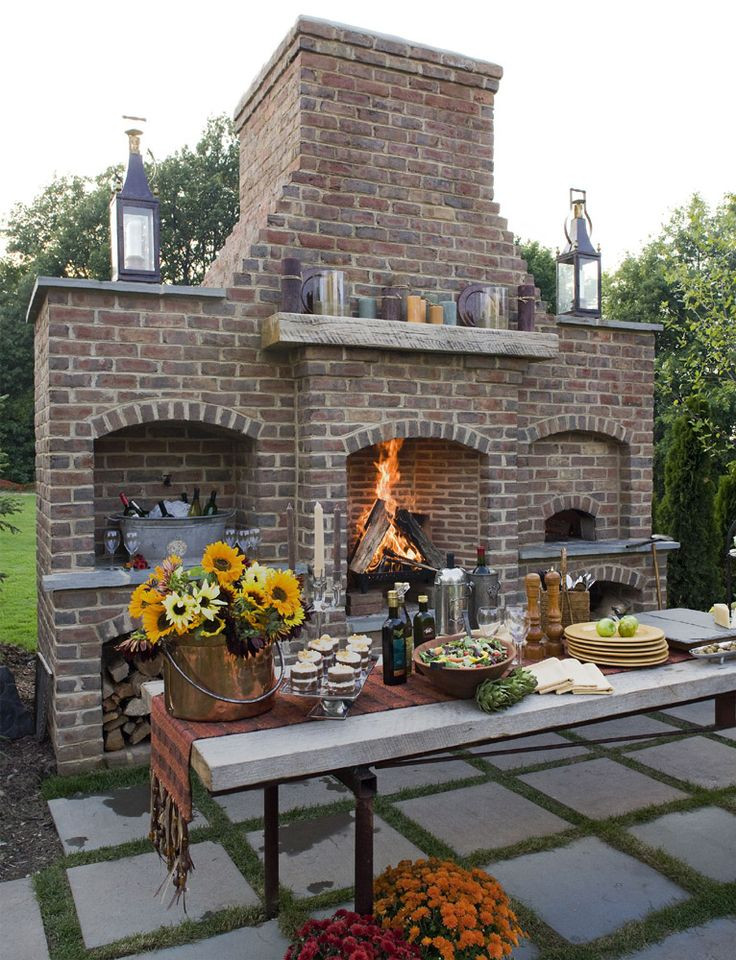 Best ideas about Backyard Pizza Oven
. Save or Pin wood burning pizza oven fireplace love it all Now.