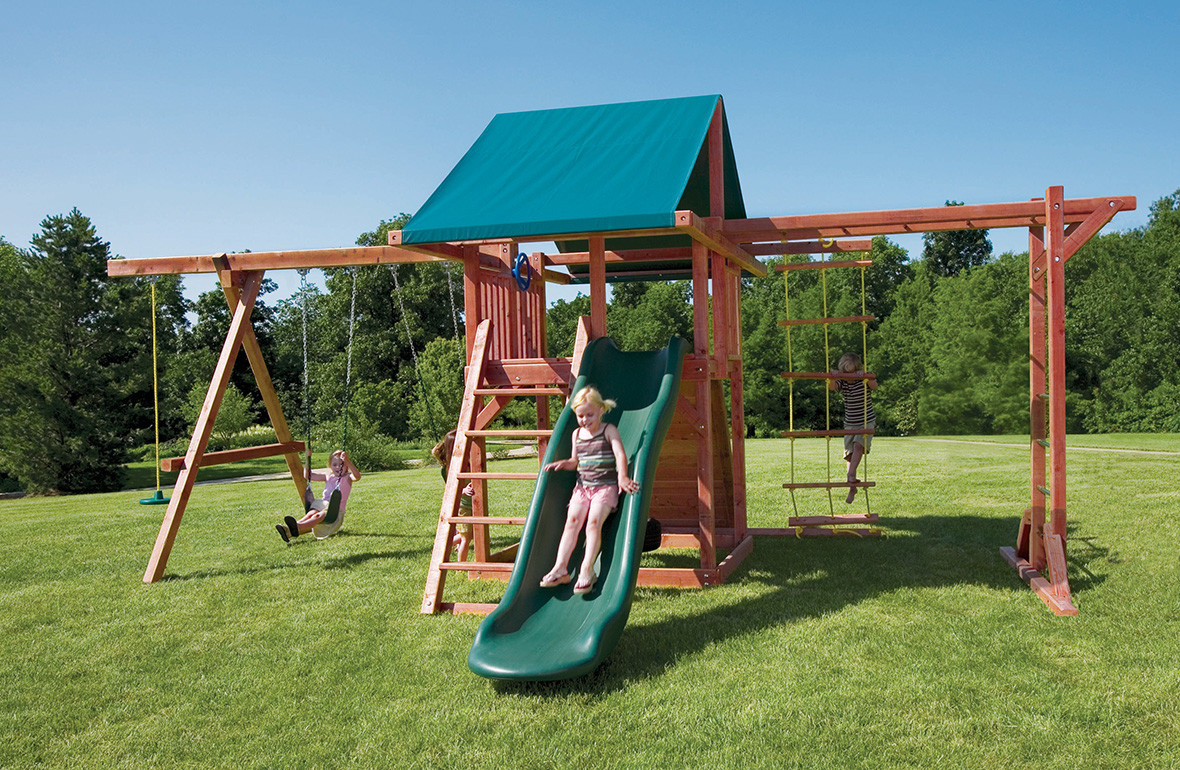 Best ideas about Backyard Playground Structures
. Save or Pin Backyard Playground Equipment for Kids Now.