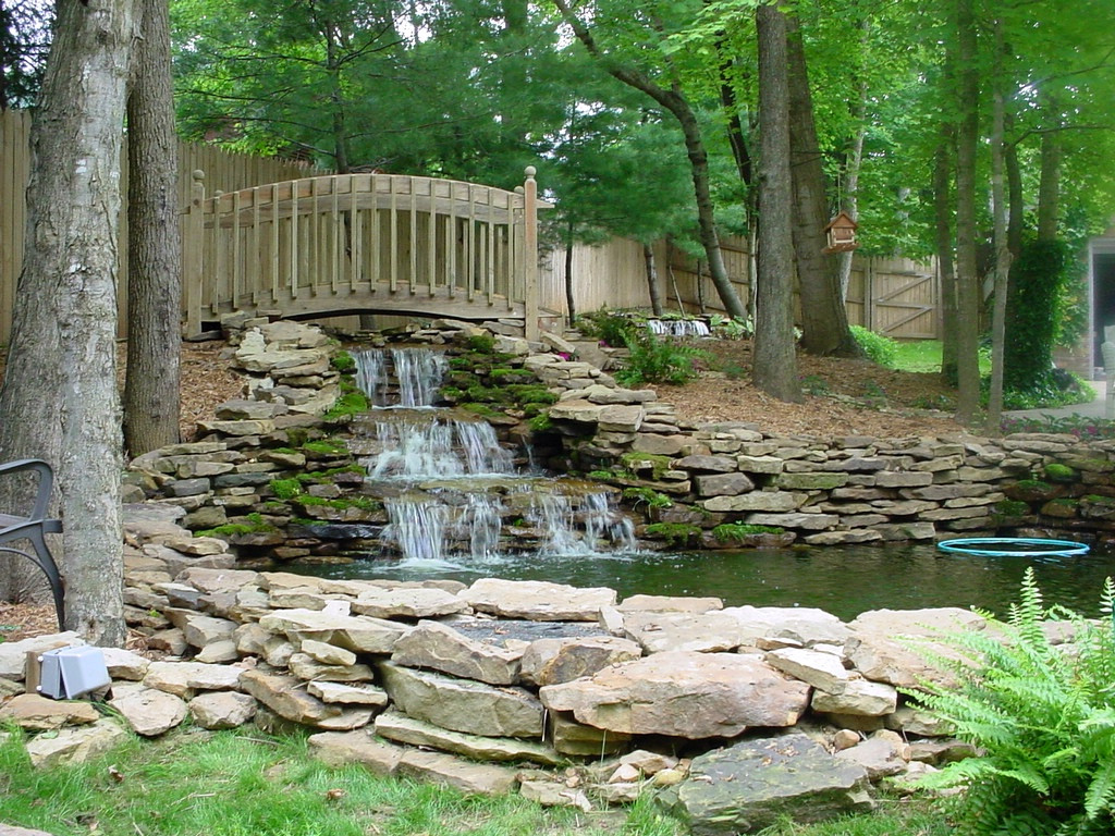 Best ideas about Backyard Water Features
. Save or Pin Backyard Water Feature window AC stove basement Now.