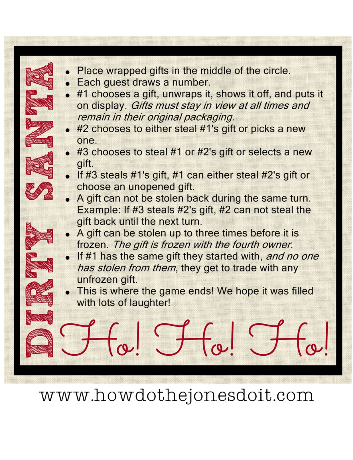Best ideas about Bad Santa Gift Exchange Ideas
. Save or Pin Dirty Santa Gift Exchange Now.