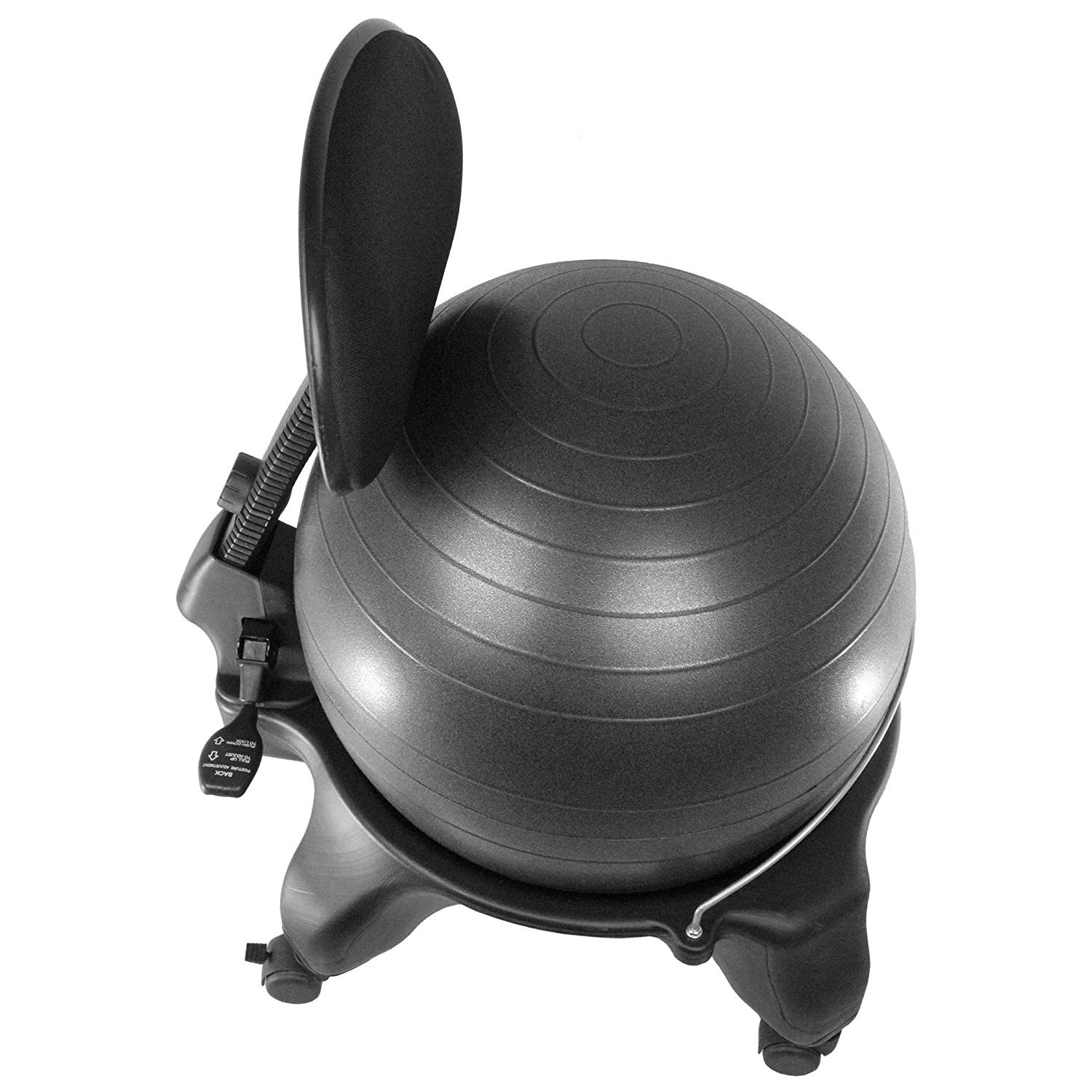 Best ideas about Balance Ball Chair
. Save or Pin Sivan Balance Ball Chair with Adjustable Back Ball and Now.