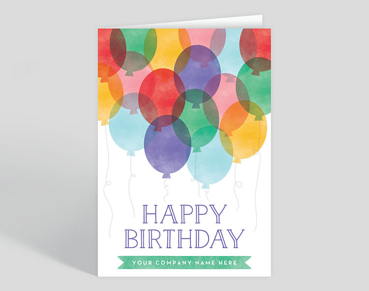 Best ideas about Balloon Birthday Card
. Save or Pin Balloon Birthday Card Business Christmas Cards Now.