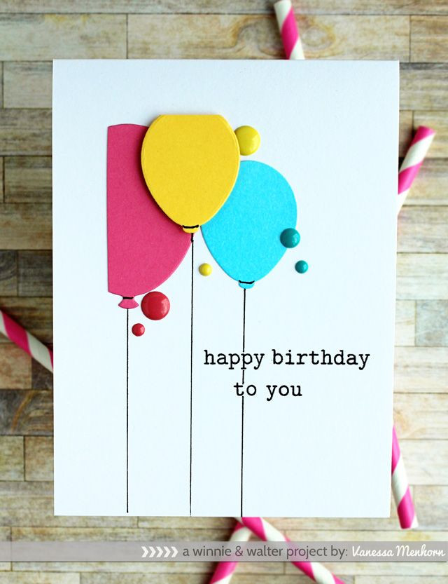 Best ideas about Balloon Birthday Card
. Save or Pin 362 best Birthday Cards Balloons images on Pinterest Now.