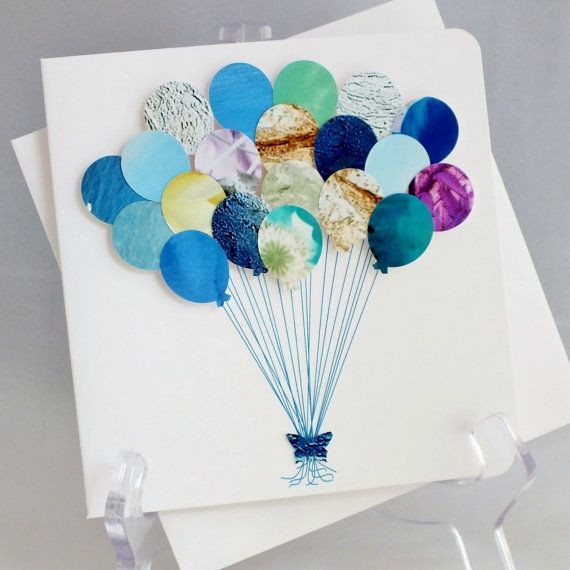 Best ideas about Balloon Birthday Card
. Save or Pin Balloons Greeting Card Happy Birthday Card Baby Boy Now.